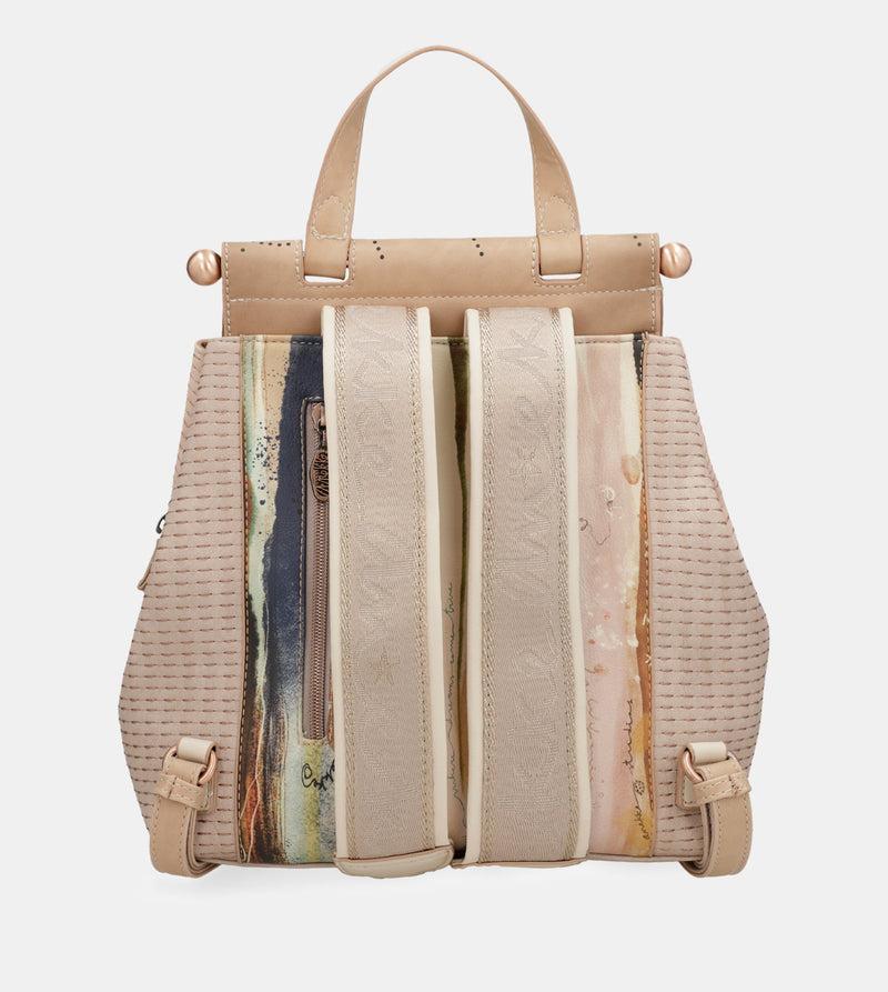 Anekke Studio nude backpack with flap En línea