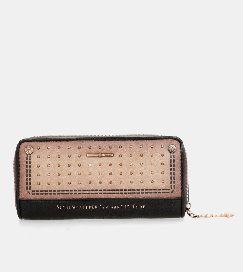 Anekke Shōen large black RFID wallet Ofertas