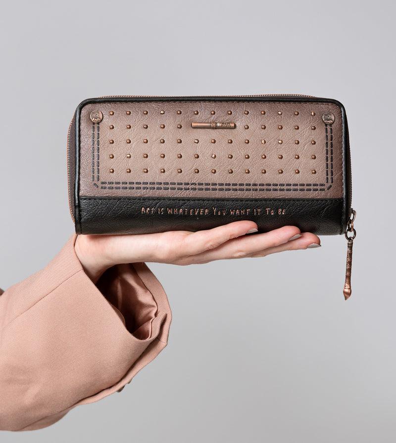 Anekke Shōen large black RFID wallet Ofertas