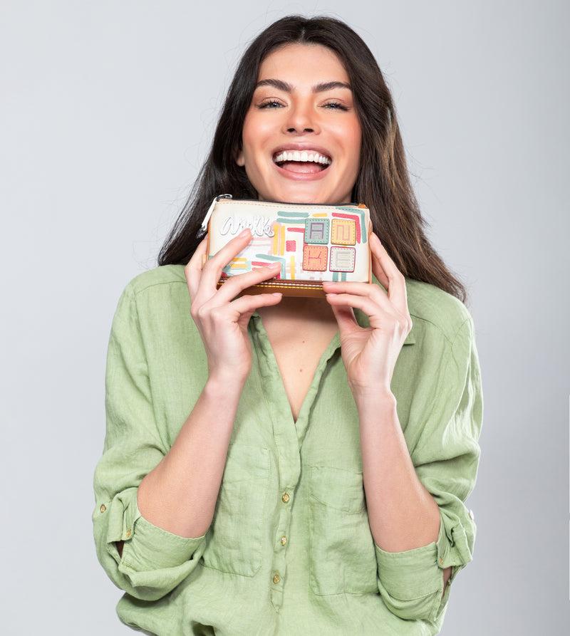 Anekke Magic Souls large flexible RFID wallet Rebajas de fábrica