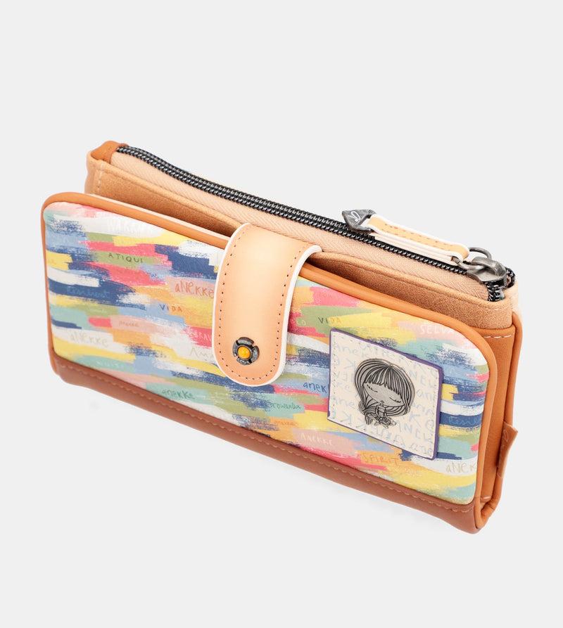 Anekke Magic Souls large flexible RFID wallet Rebajas de fábrica