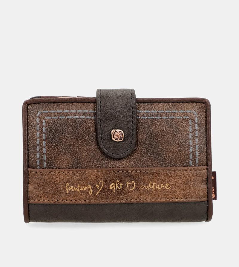 Anekke Shōen Brush Medium RFID Wallet Descuento