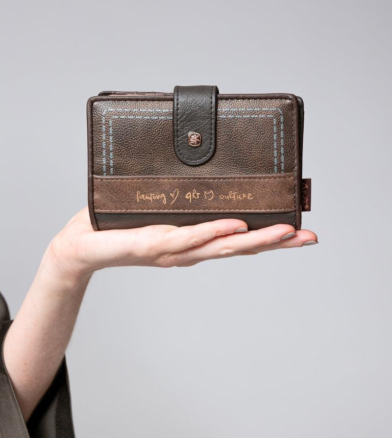 Anekke Shōen Brush Medium RFID Wallet Descuento