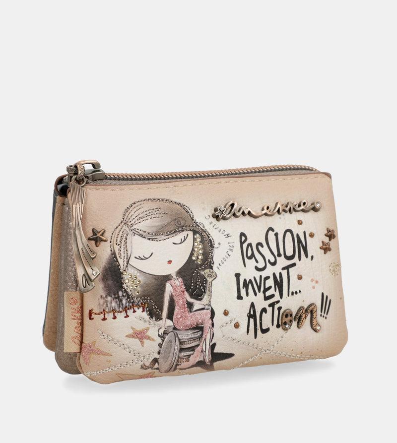 Anekke Hollywood 3-compartment coin purse Promoción trimestral