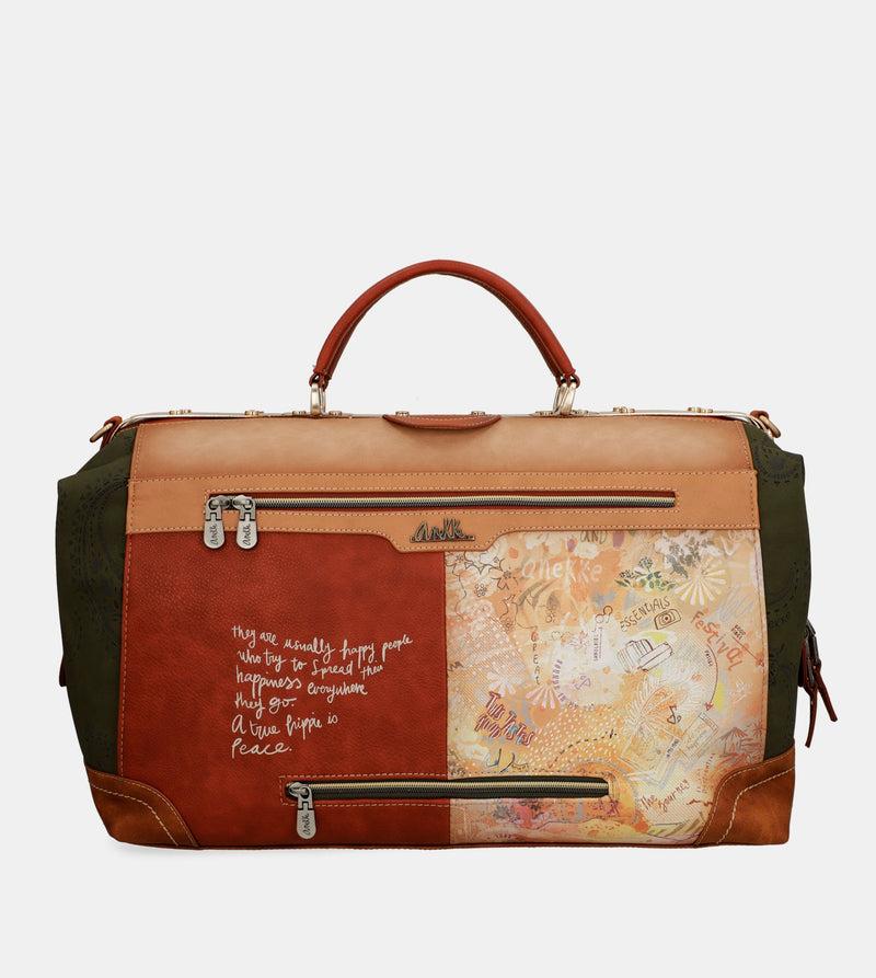Anekke Peace & Love camel travel bag En oferta