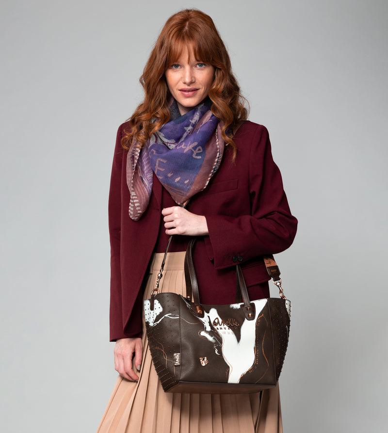 Anekke Large brown shopper Nature Shodō Descuento por venta flash