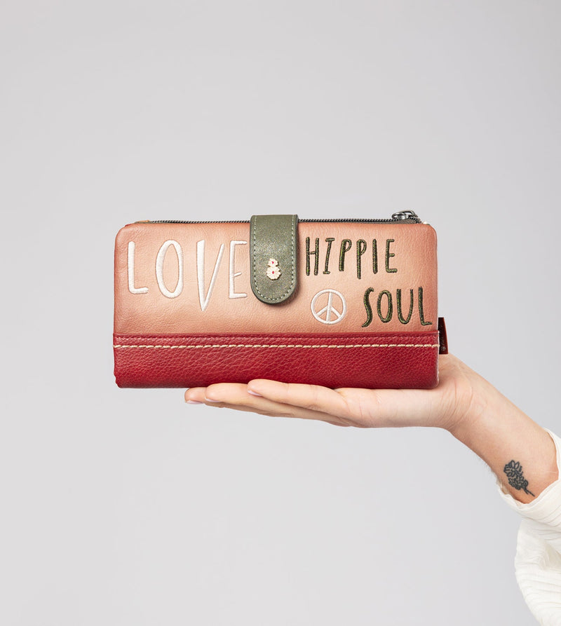 Anekke Flowers flexible large RFID wallet 2025