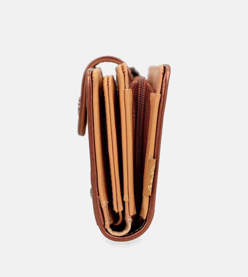 Anekke Butterfly large RFID wallet Venta caliente