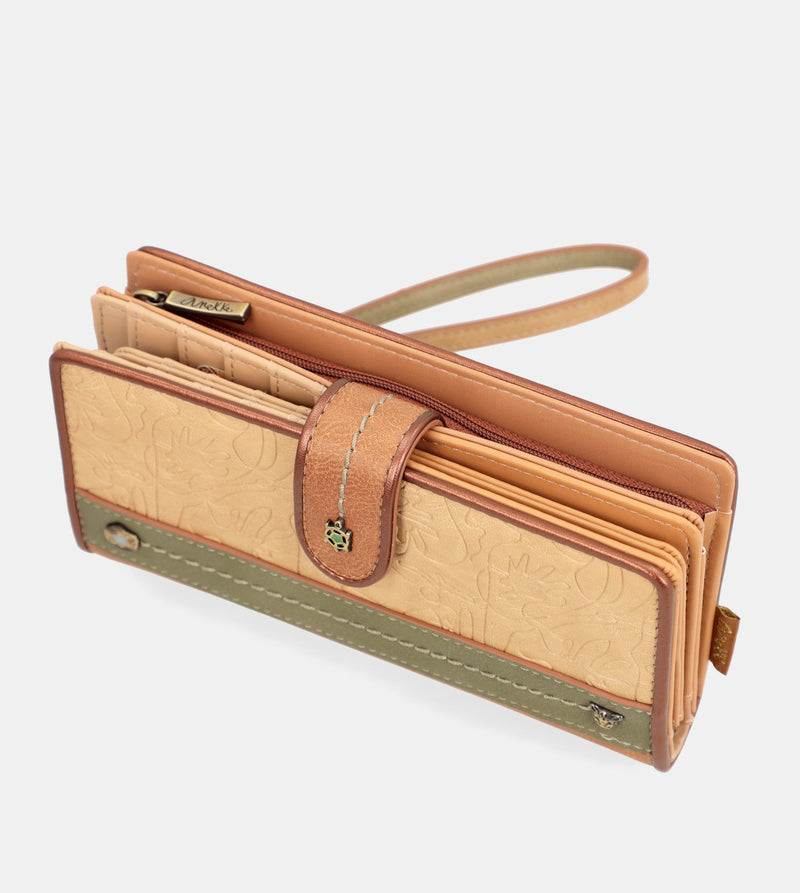 Anekke Butterfly large RFID wallet Venta caliente