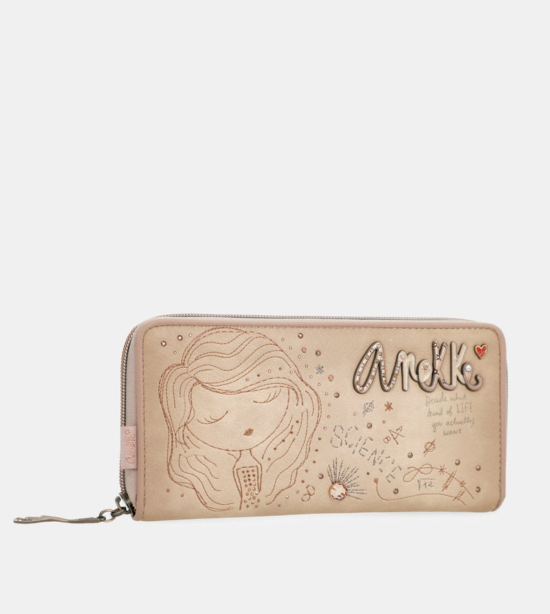 Anekke Studio nude extra-large RFID wallet Grandes descuentos