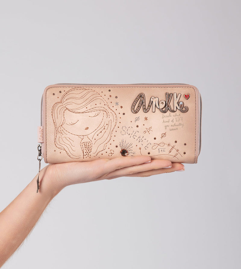Anekke Studio nude extra-large RFID wallet Grandes descuentos