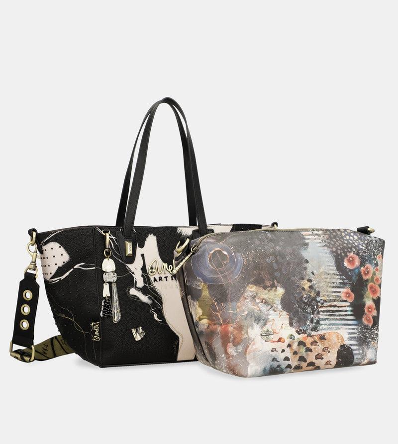 Anekke Large black shopper Nature Shodō En oferta