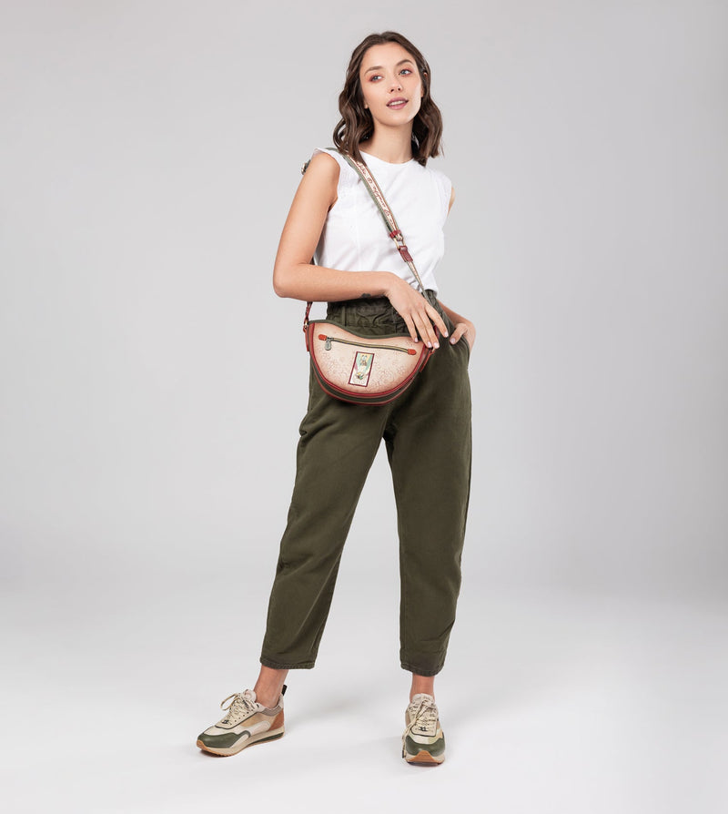 Anekke Peace & Love camel oval bag Ofertas especiales