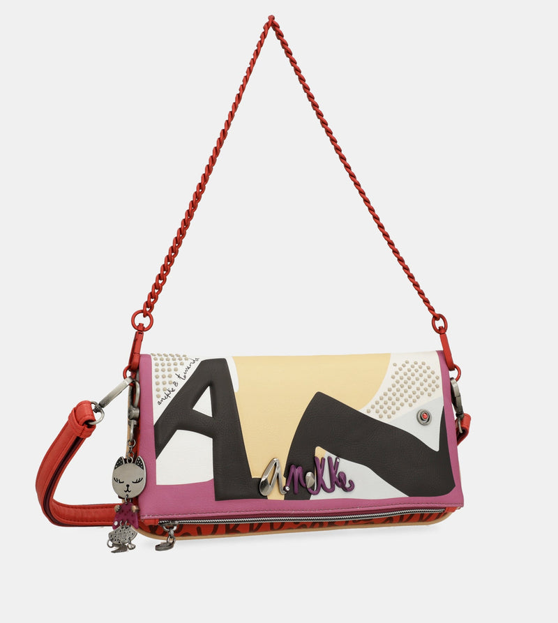 Anekke Fashion crossbody bag with metal handle Promoción trimestral