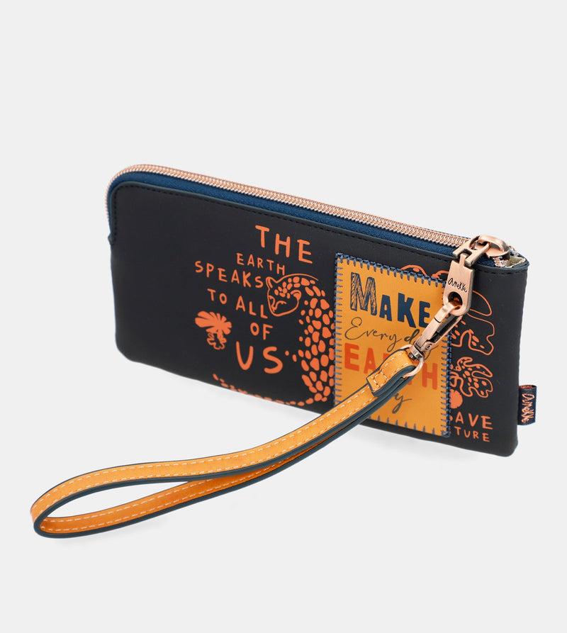 Anekke Navy blue RFID wallet Nature Pachamama Precios de Black Friday