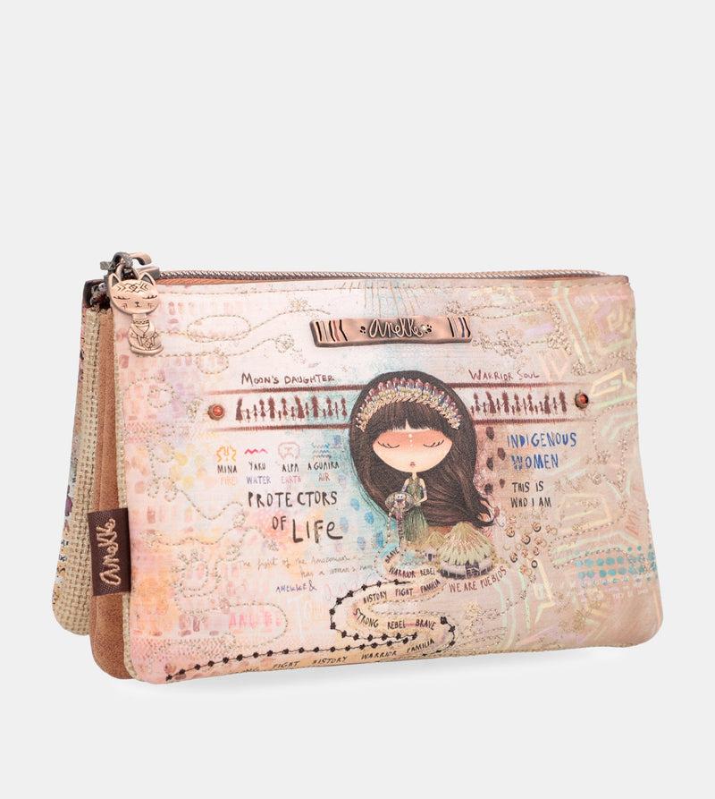 Anekke Menire triple compartment coin purse