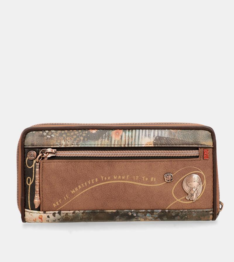 Anekke Shōen Brush Large Wallet Libre de impuestos