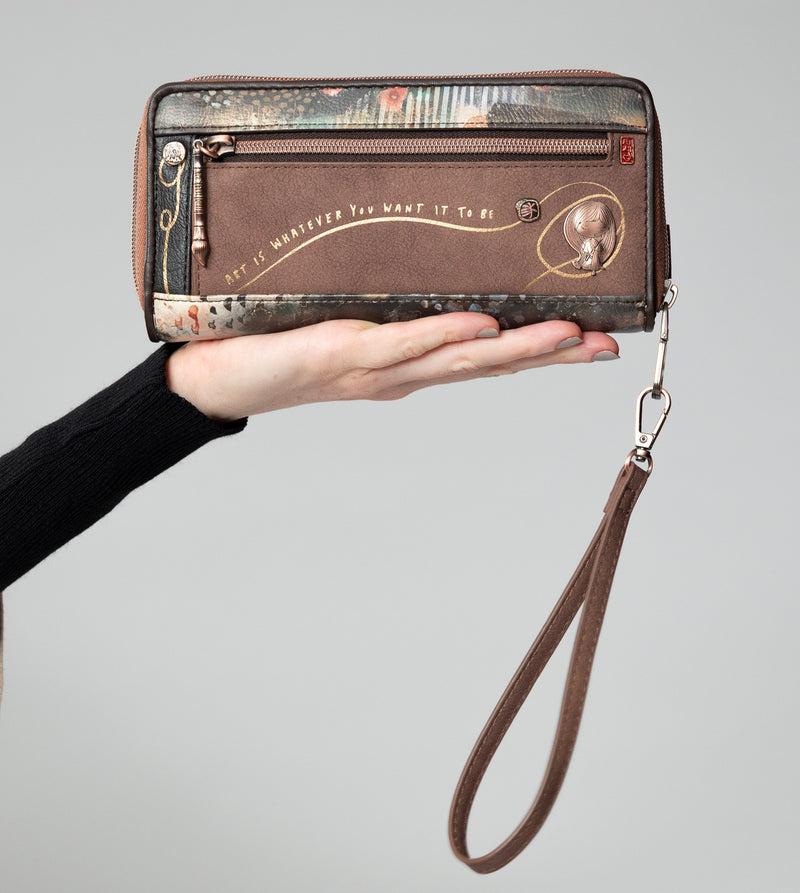 Anekke Shōen Brush Large Wallet Libre de impuestos