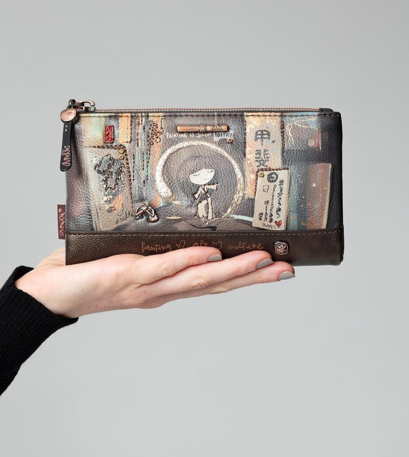 Anekke Shōen Large Flexible RFID Wallet Ventas relámpago