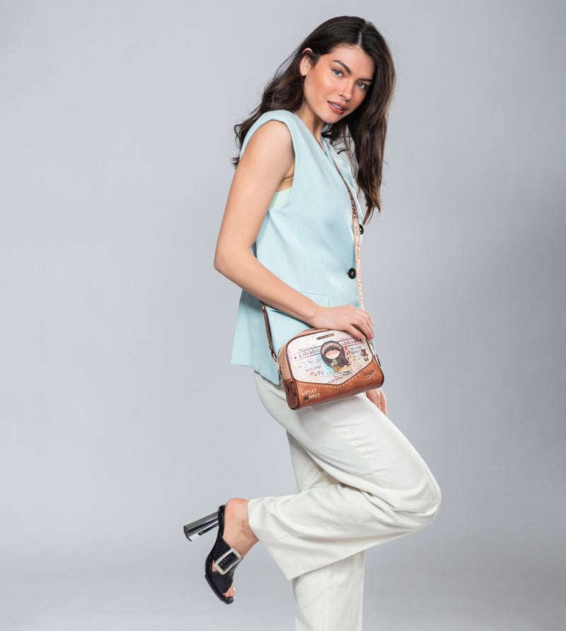 Anekke Menire printed crossbody bag Promoción por tiempo limitado