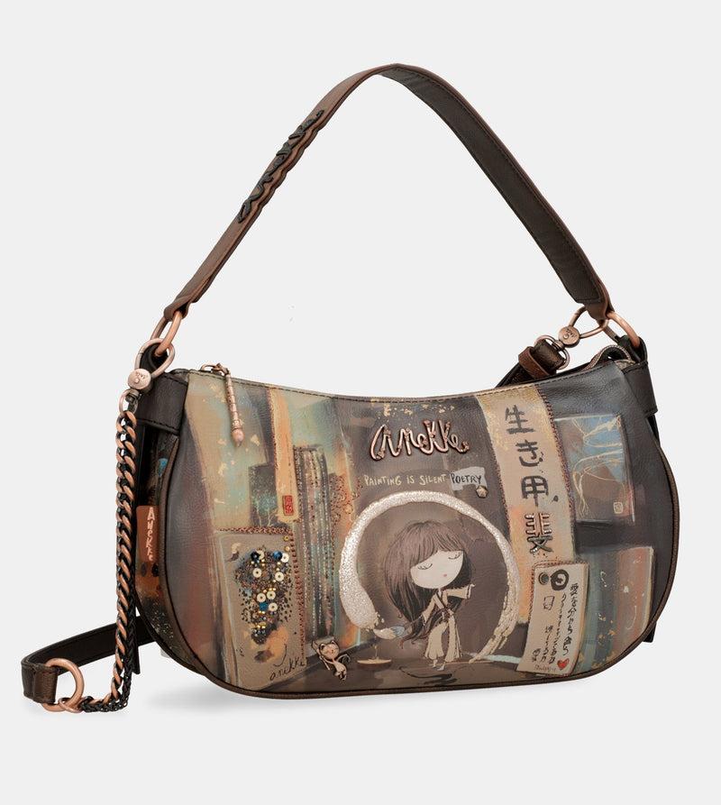 Anekke Shōen oval bag with chain Promoción trimestral