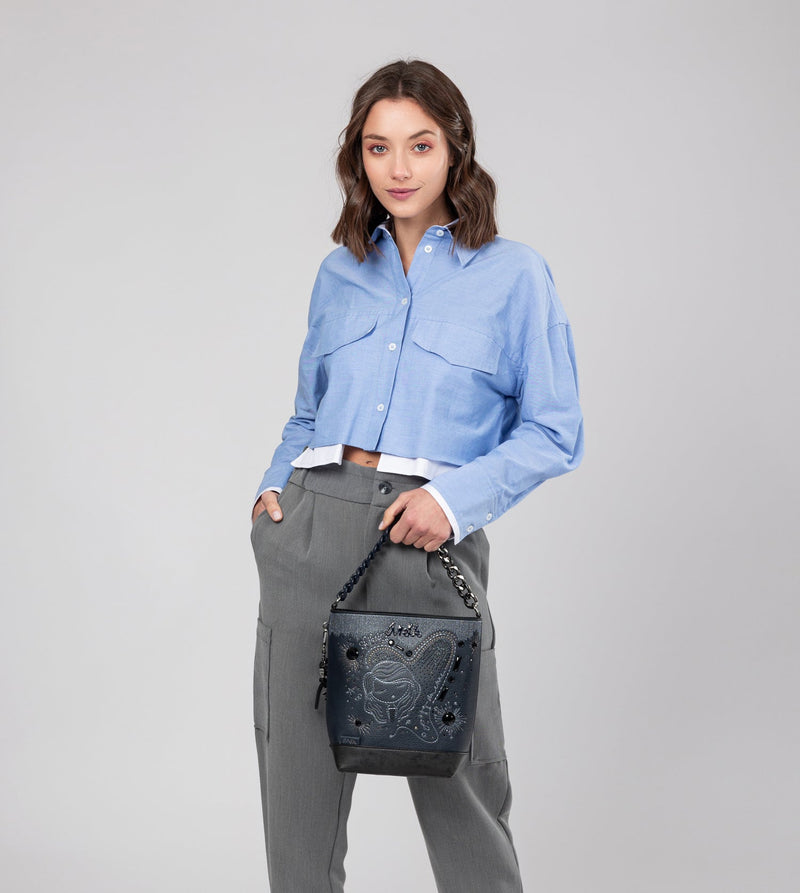 Anekke Studio navy blue medium crossbody bag Solo queda un día