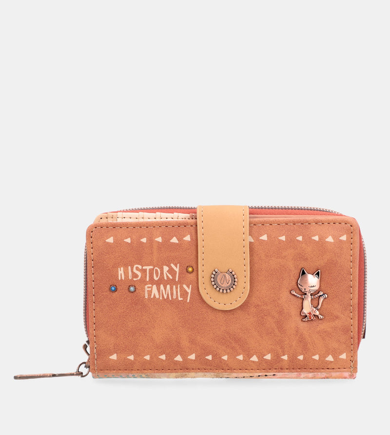 Anekke Menire medium RFID embossed wallet Rebajas de fin de temporada