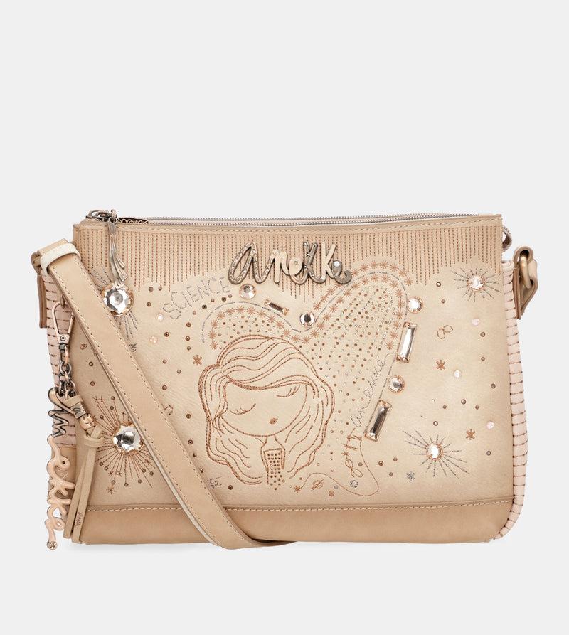 Anekke Studio nude 3-compartment crossbody bag Oferta especial de fábrica