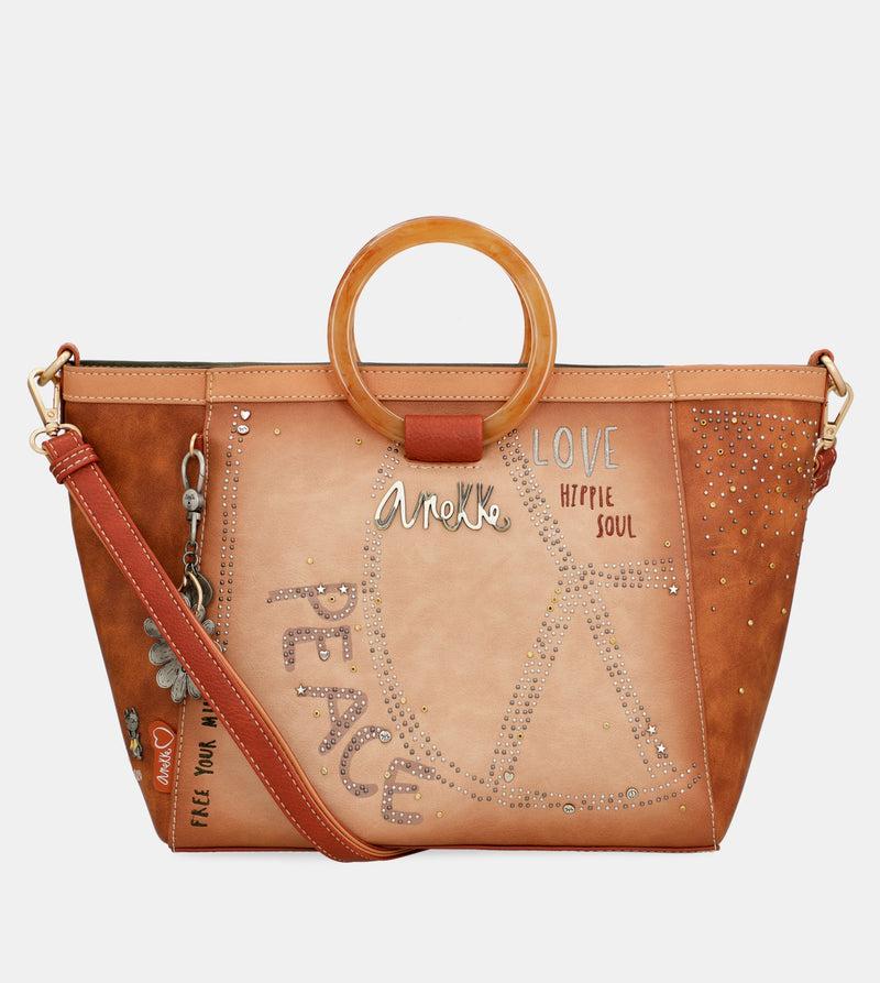 Anekke Flowers round handles crossbody bag Libre de impuestos