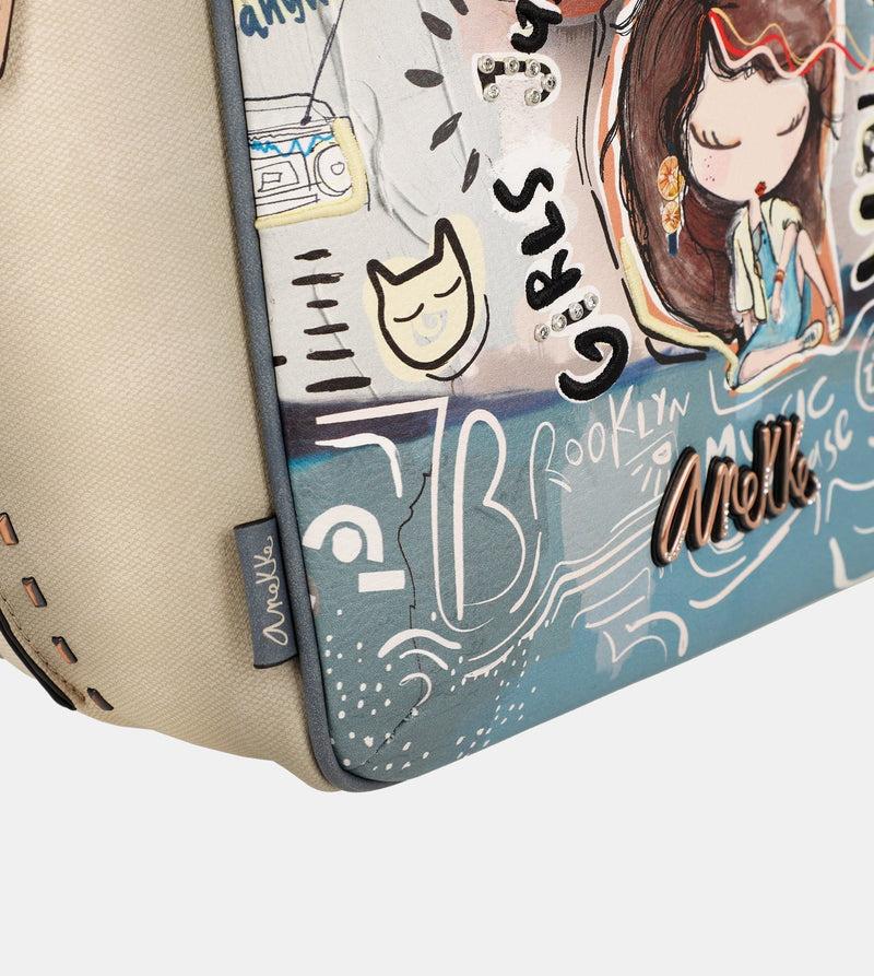 Anekke Fun & Music Oval Shopper bag Mejor oferta
