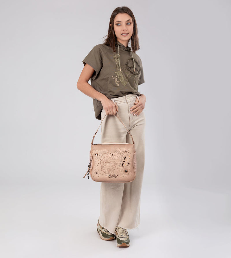 Anekke Studio nude shoulder bag Envío gratis