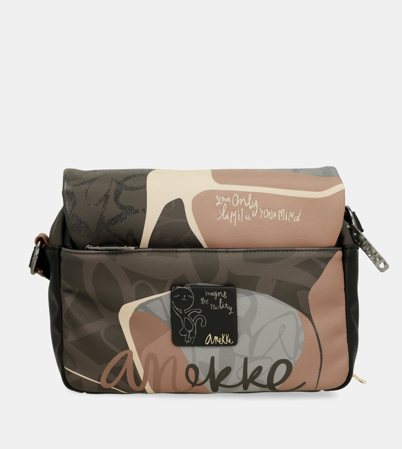Anekke Heartbeat crossbody bag with flap Oferta especial