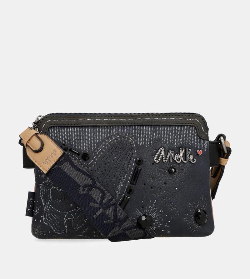 Anekke Studio navy blue 2-compartment crossbody bag Solo hoy