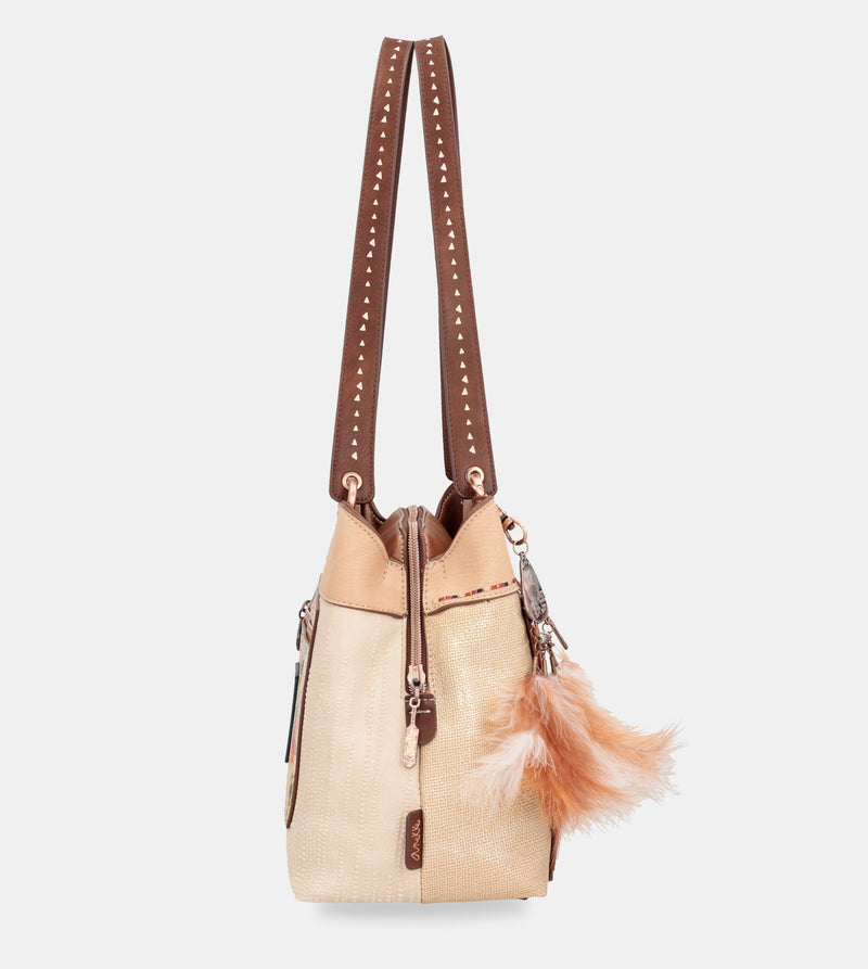 Anekke Tribe tote bag with 3 compartments Ahorra y exporta