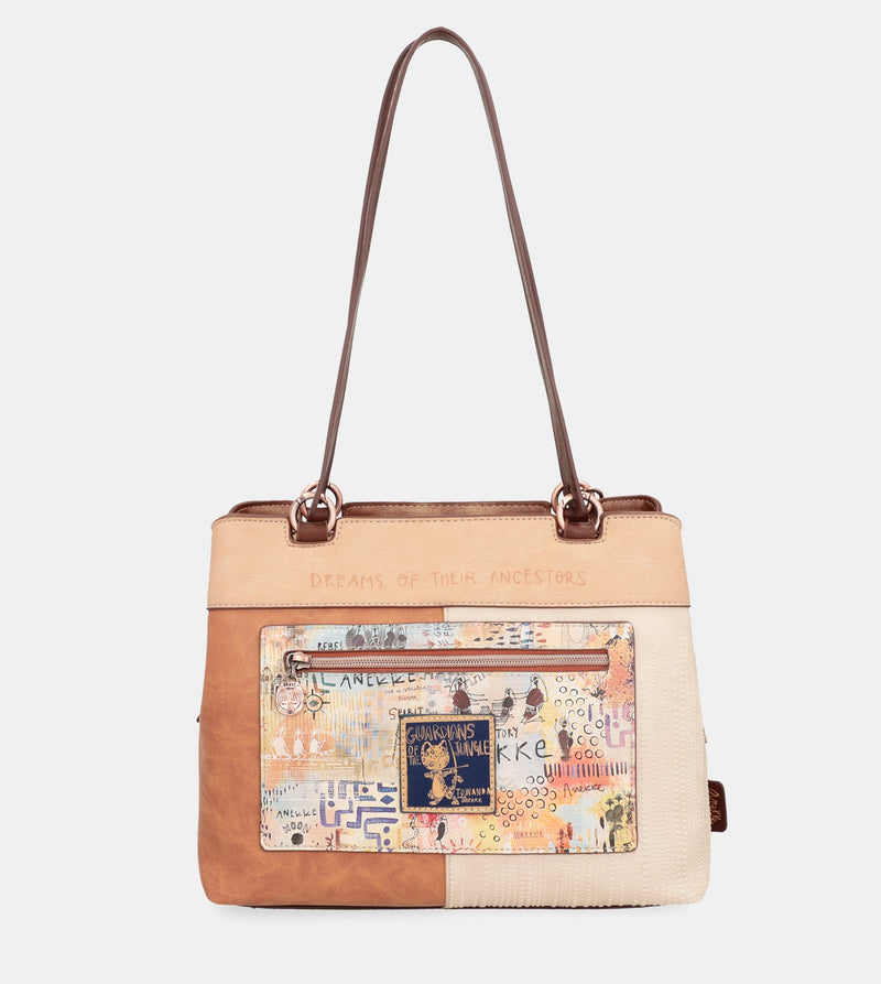 Anekke Tribe tote bag with 3 compartments Ahorra y exporta