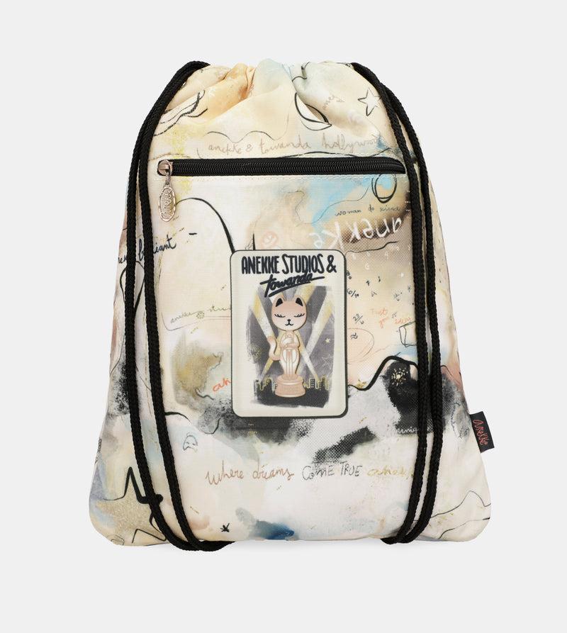 Anekke Hollywood fabric drawstring backpack Grandes ahorros