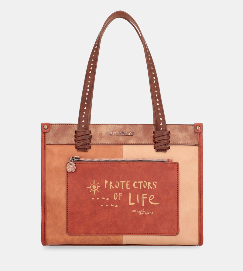 Anekke Menire printed tote bag with shoulder strap Venta caliente