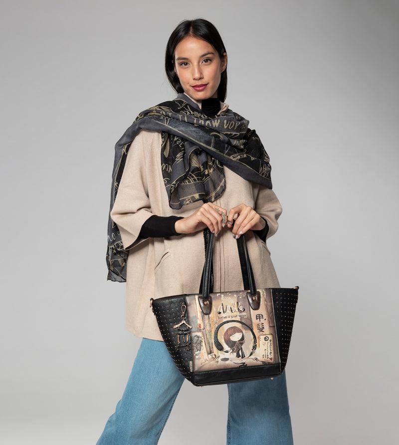 Anekke Large shopper with removable interior Shōen Gran oferta