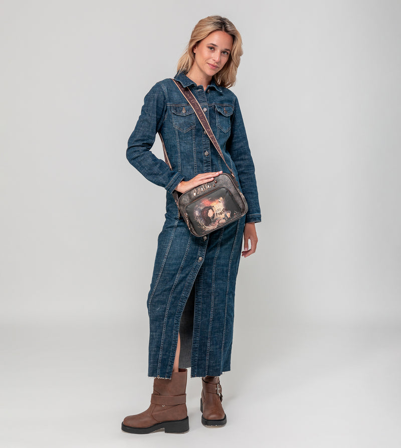 Anekke Dreamverse 3-compartment medium crossbody bag Mejor oferta