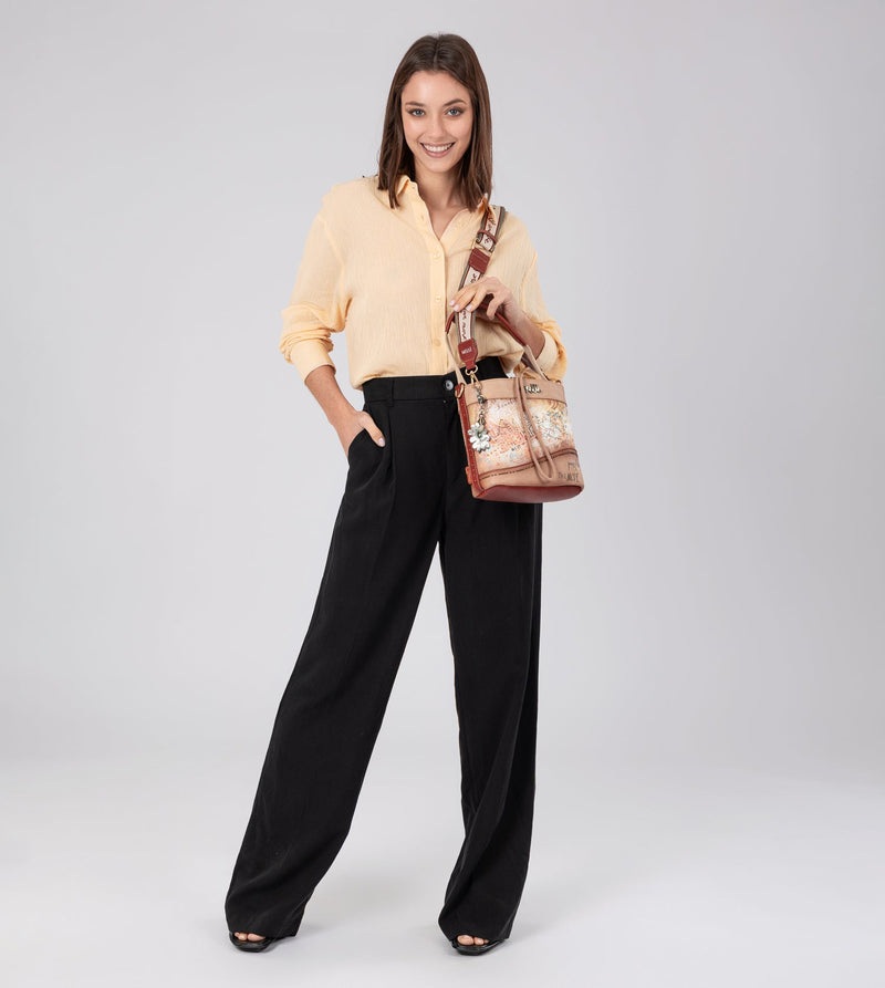 Anekke Flowers crossbody bag with rope closure Envío gratis