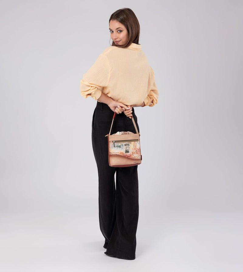 Anekke Flowers crossbody bag with rope closure Envío gratis