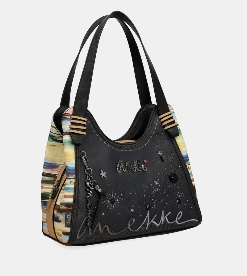 Anekke Studio navy blue shoulder bag