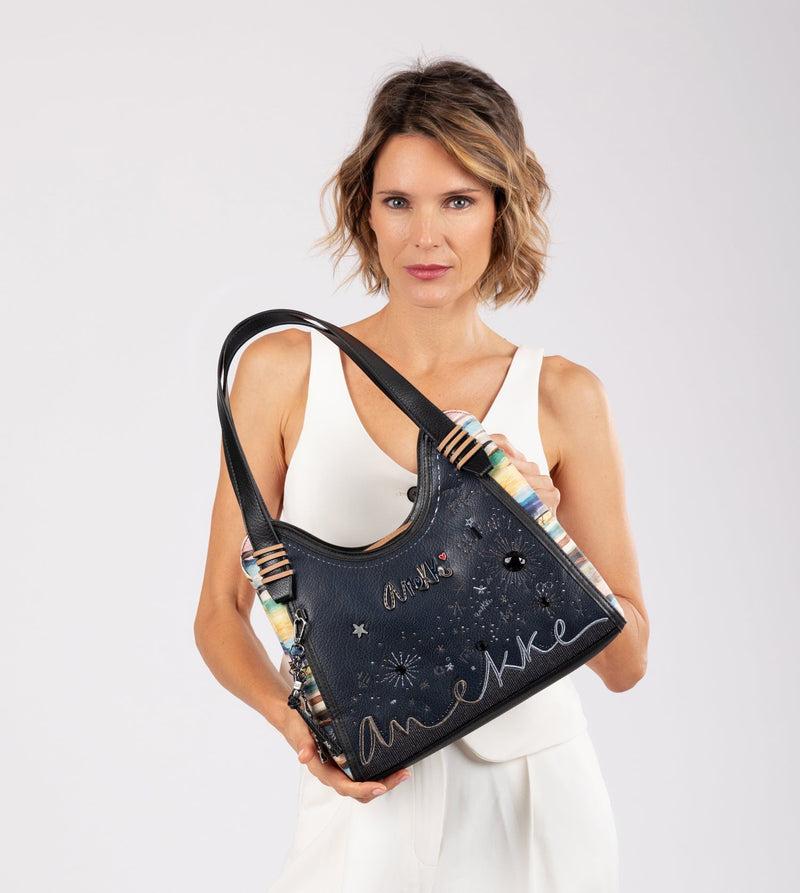 Anekke Studio navy blue shoulder bag Superdescuento