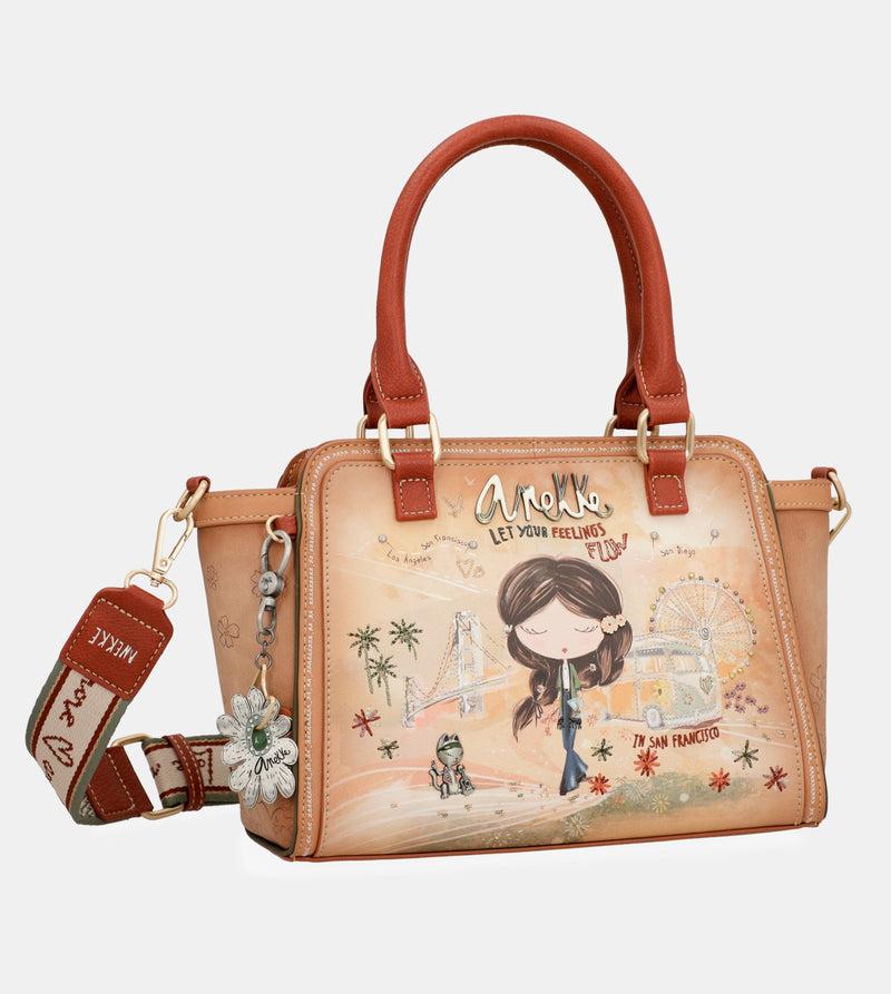 Anekke Peace & Love camel bowling bag Ahorra y exporta