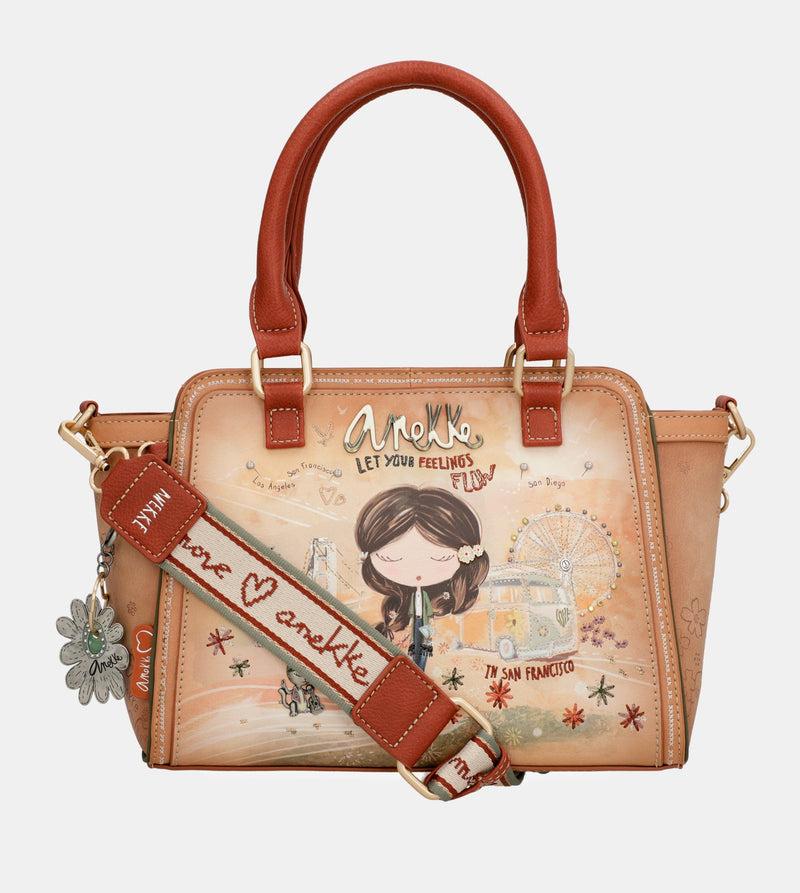 Anekke Peace & Love camel bowling bag Ahorra y exporta