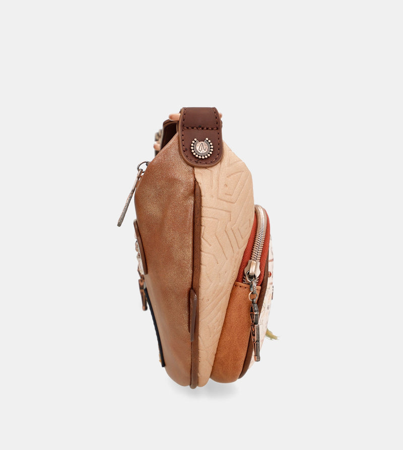Anekke Menire ethnical printed crossbody bag En oferta