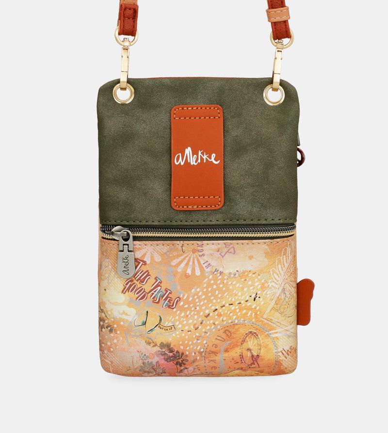 Anekke Peace & Love camel mini crossbody bag Ofertas de temporada