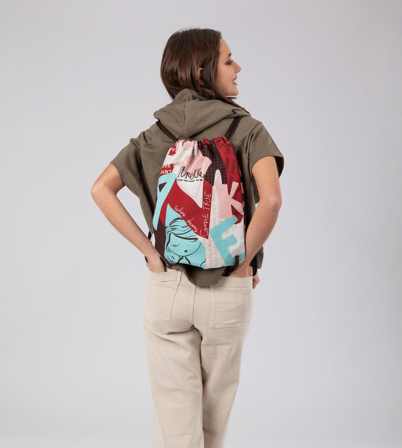 Anekke Fashion fabric drawstring backpack Superdescuento