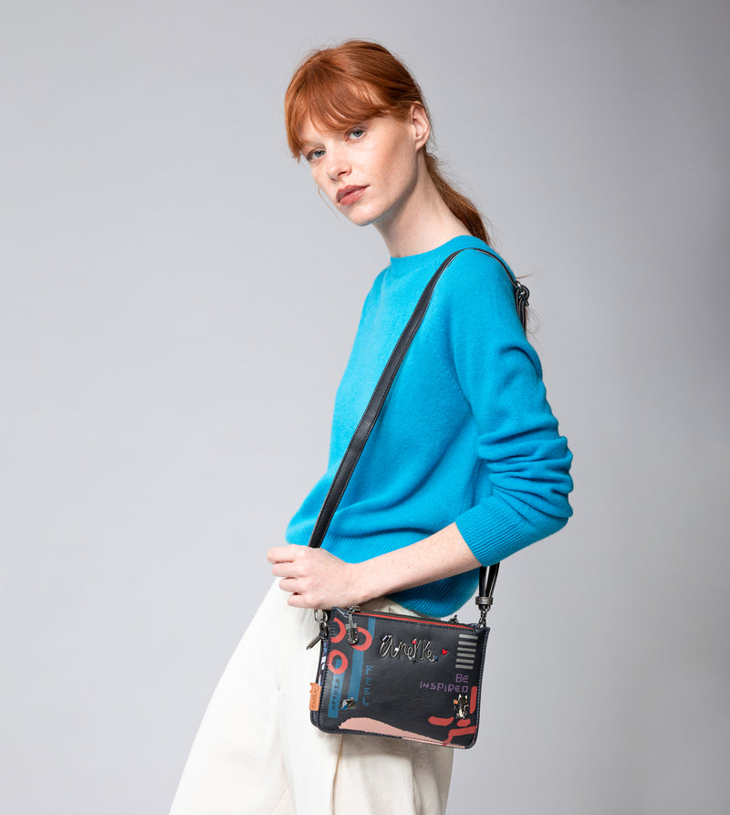 Anekke Nagare 3 compartments small shoulder bag Limitado a 3 días
