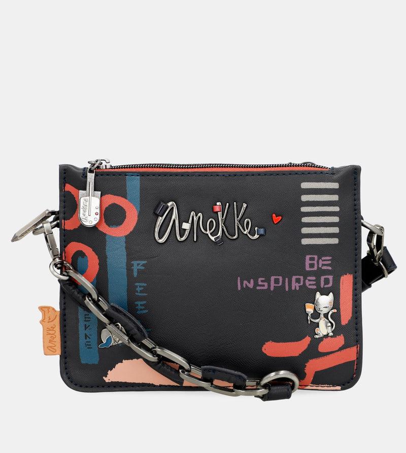 Anekke Nagare 3 compartments small shoulder bag Limitado a 3 días